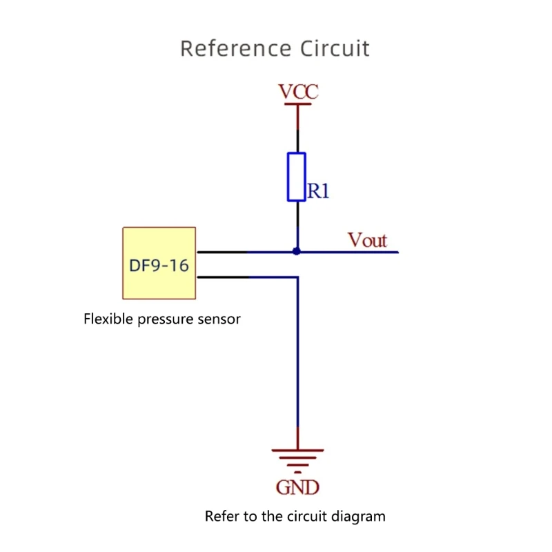 Transductor presión versátil del presión PVDF del resistor detección fuerza micro