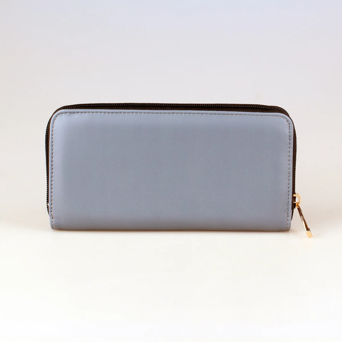 Printing Long Wallet, PU Leather Credit Card Holder, Simple Trendy Phone Coin Clutch Purse For Women