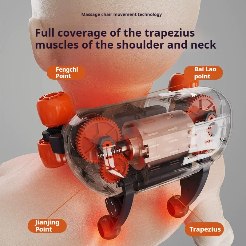 Wireless Electric Massage Pillow for Neck and Back Relief