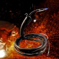 14AK Gas-Electric Welding Torch Gun, Uses the Small 4mm Od Plastic Gas Hose, Trachea Interface Diameter: M14 2