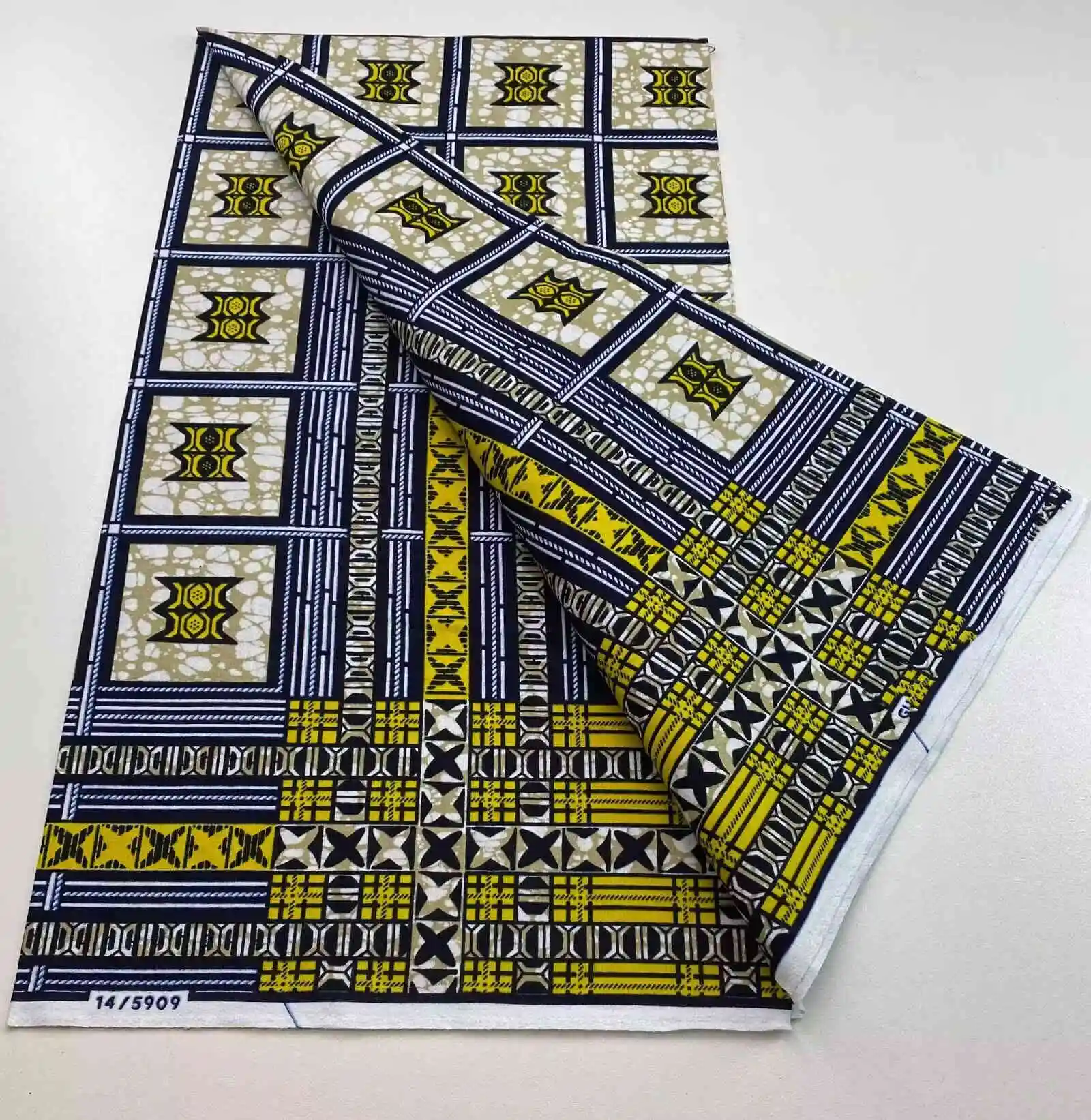 2025 High Quality Guaranteed Veritable African Print Real Wax Fabric Ankara Style Design 100% Cotton Pagne