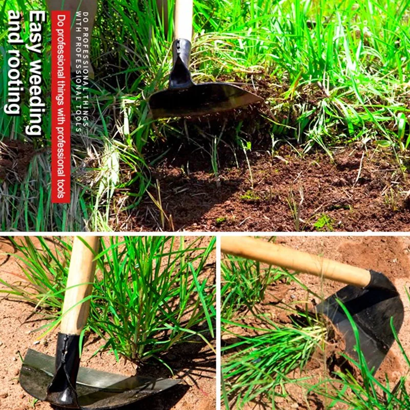 Weeding Hoe Weeding Shovel Push Grass Shovel Practical Small Hoe Multi-Use Outdoor Garden Yard Tools