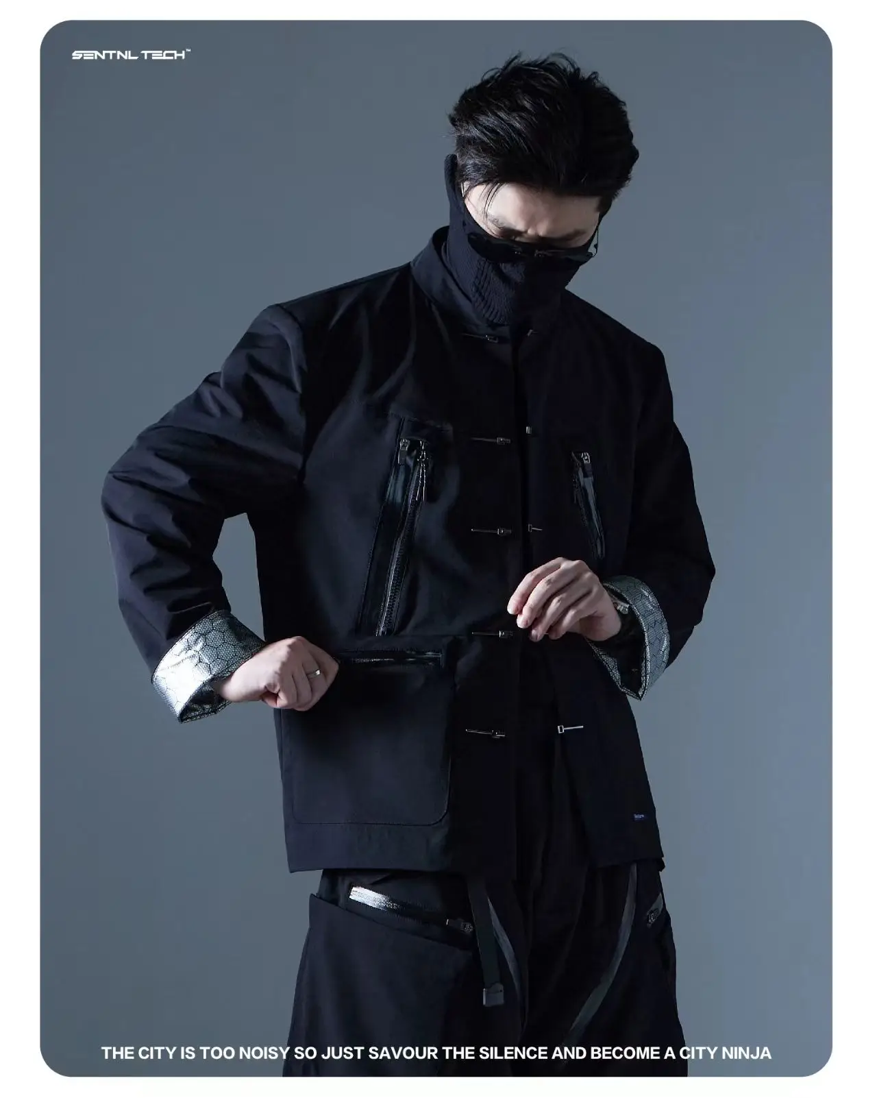 Silenstorm 25aw Functional tang suit jacket multipocket honeycomb inner material techwear aesthetic chinese style -