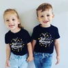 Eid Mubarak Print Family Matching Shirts Cotton Dad Mother Kids Tees Tops Baby Rompers Funny Family Look Ramadan Mubarak Outfits 2