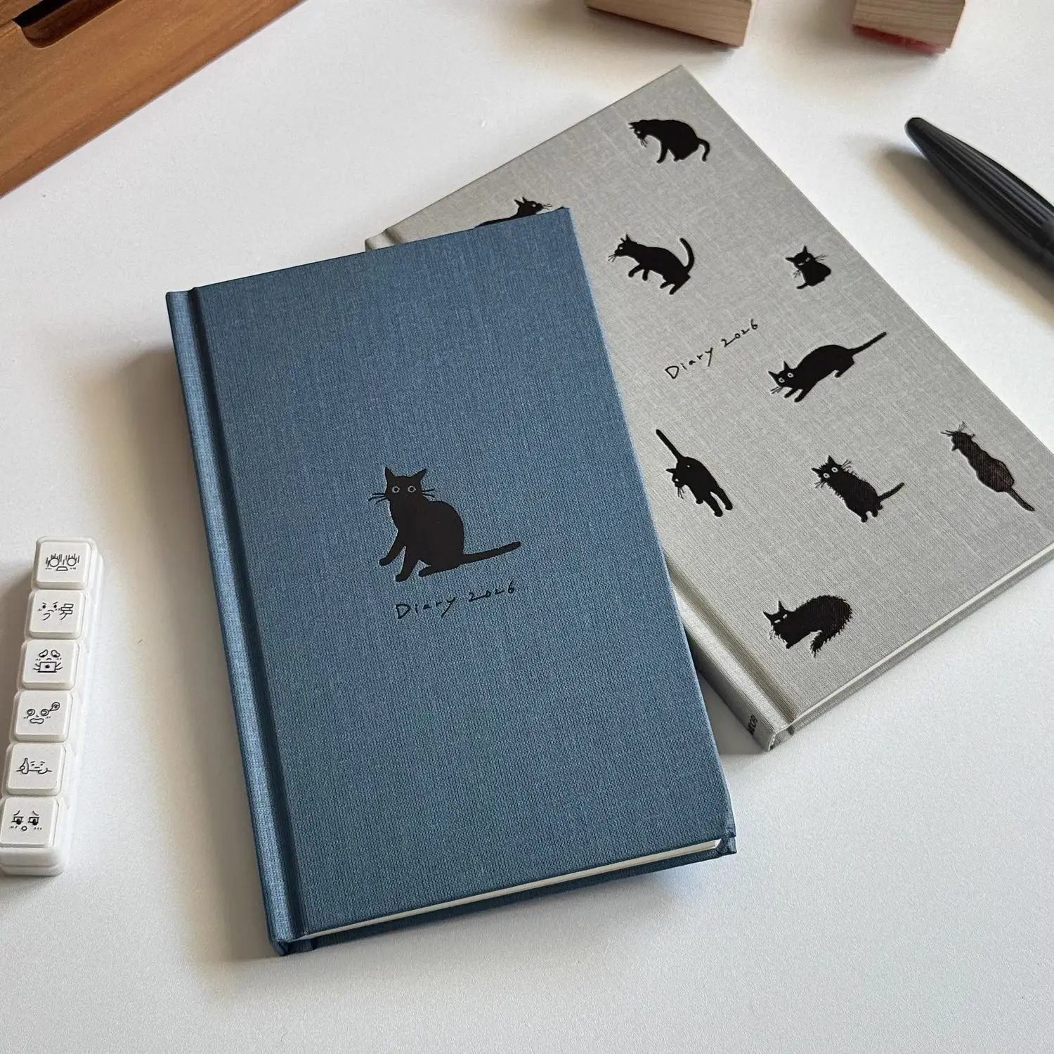 귀여운 고양이 B6 2026 주간 플래너 노트북 일일 주간 계획 저널 개인 다이어리 캘린더 시간 관리 목표 설정 일정표