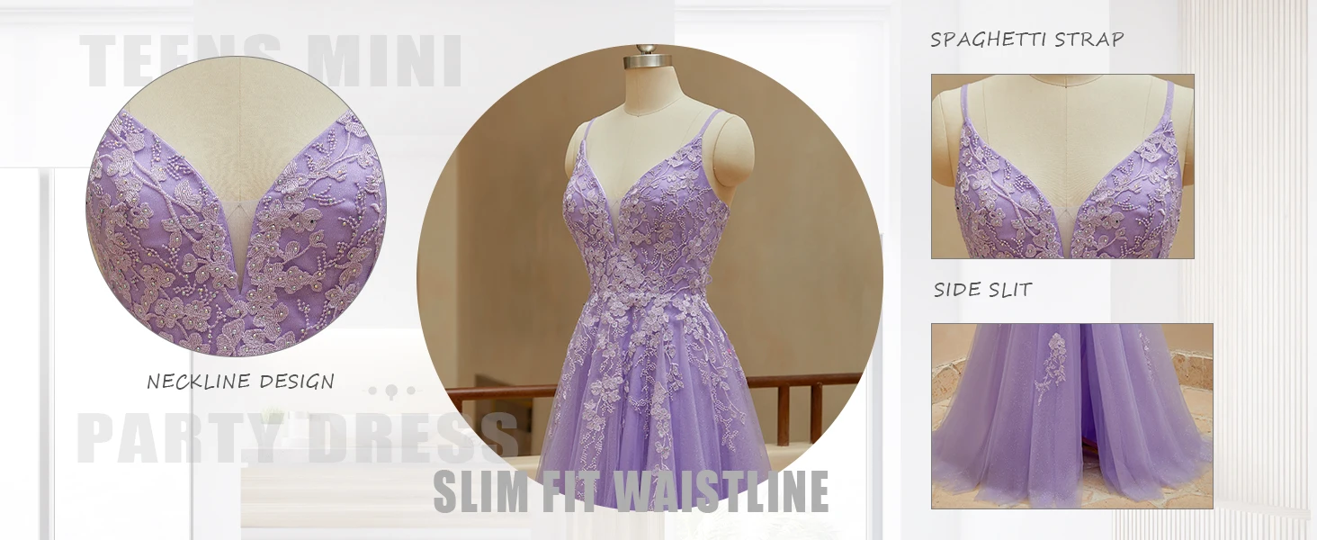 paghetti Träger Korsett Rückenfreies Abendkleid mit Schlitz