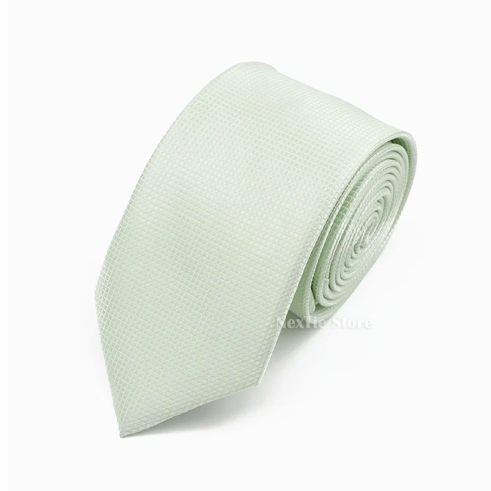 Klassische Herren- und Damen-Krawatte, einfarbig, 6 cm, Polyester, Hochzeitskrawatte, formelle Business-Krawatte, einfache Accessoires, Geschenk – Detail 27