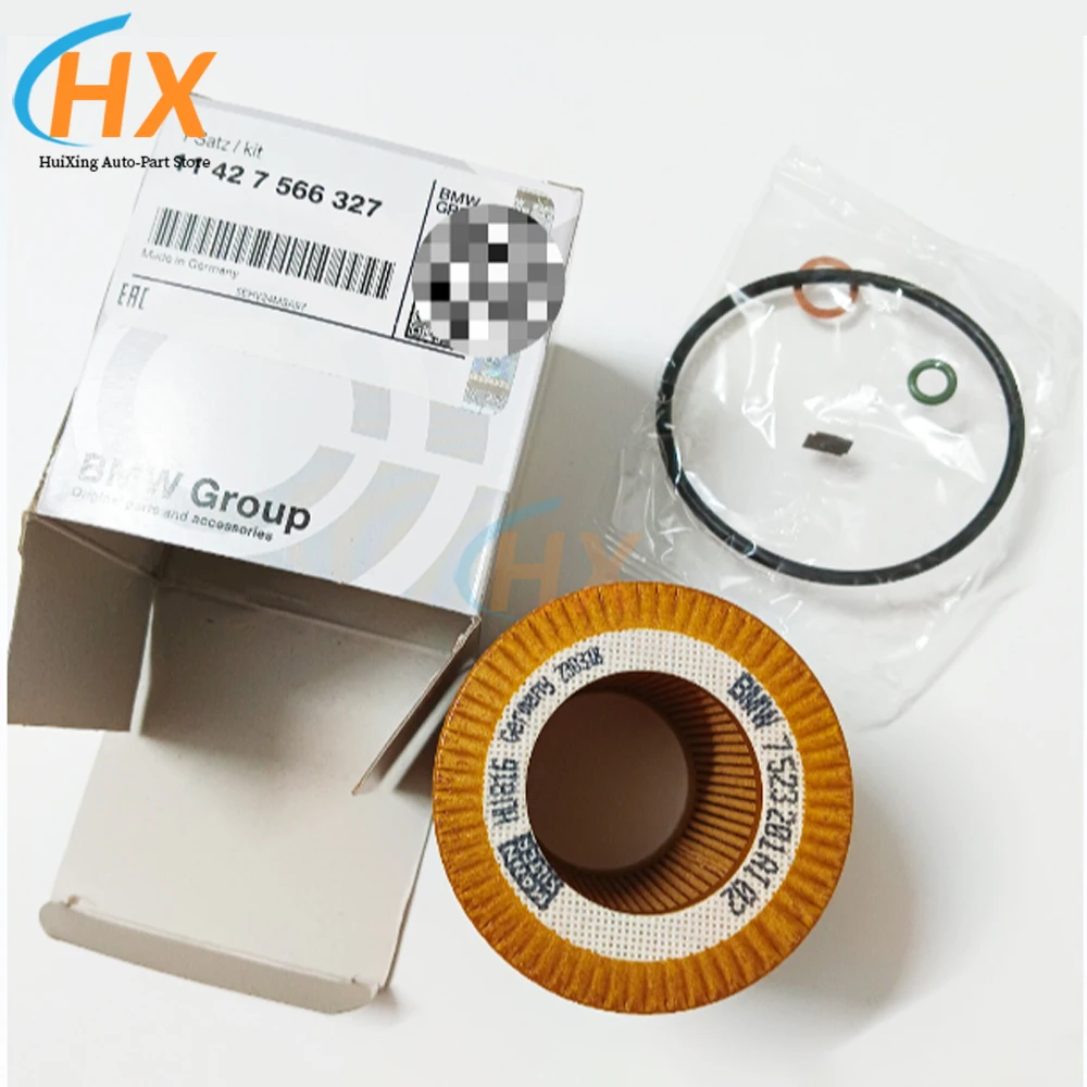 Oil Filter Kit For BMW E60 E82 E88 E90 E92 E93 11427566327 11427541827 11427953129 10PCS car oil filter