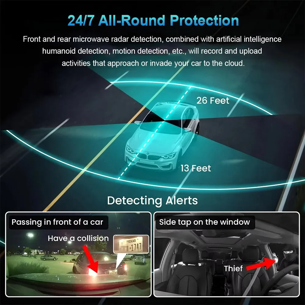 LS VISION 4G Sim ڵ  ī޶ 4K   Dashcam GPS ΰ    6    ͸
