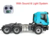 1/14 6x6 RC Tractor Truck 2 Speed Transmission Remote Control Car Sounds Lights Painted Finished Vehicle Toys for Boys  trucks 1