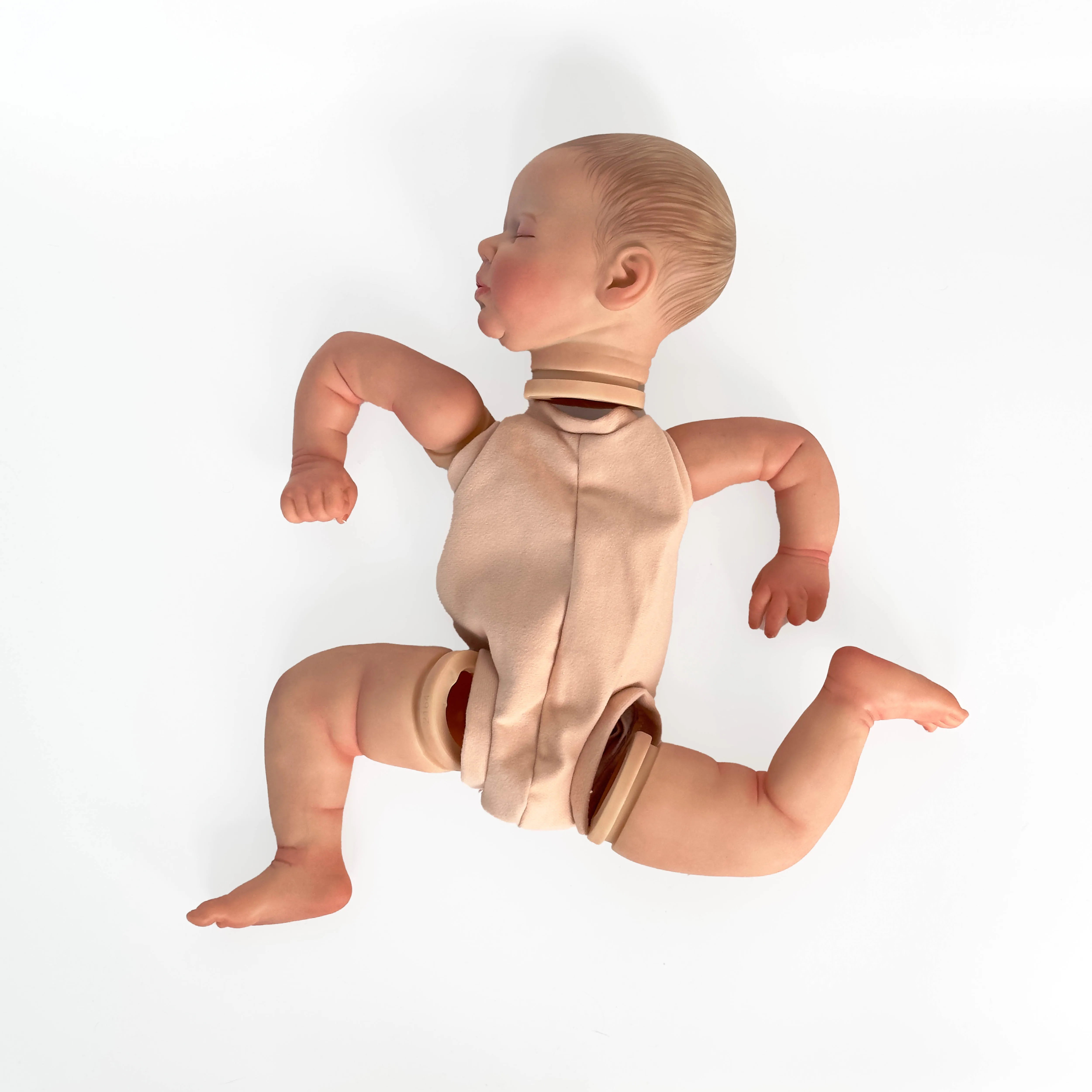 NPK 20inch Finished Doll Size Already Painted Kits  Valentina Very Lifelike Baby Doll with Many Details Veins 5