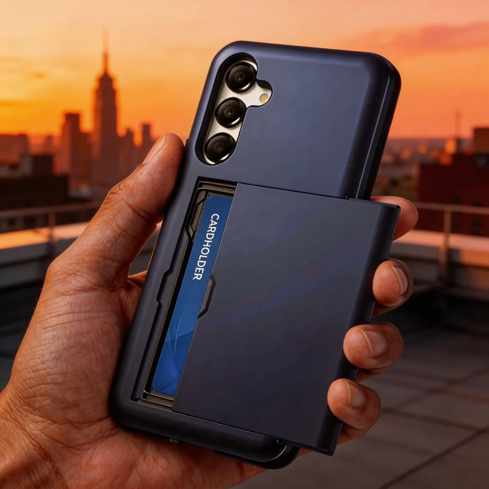 Sleek Wallet Phone Case with Slide Card Slots and Premium Cover