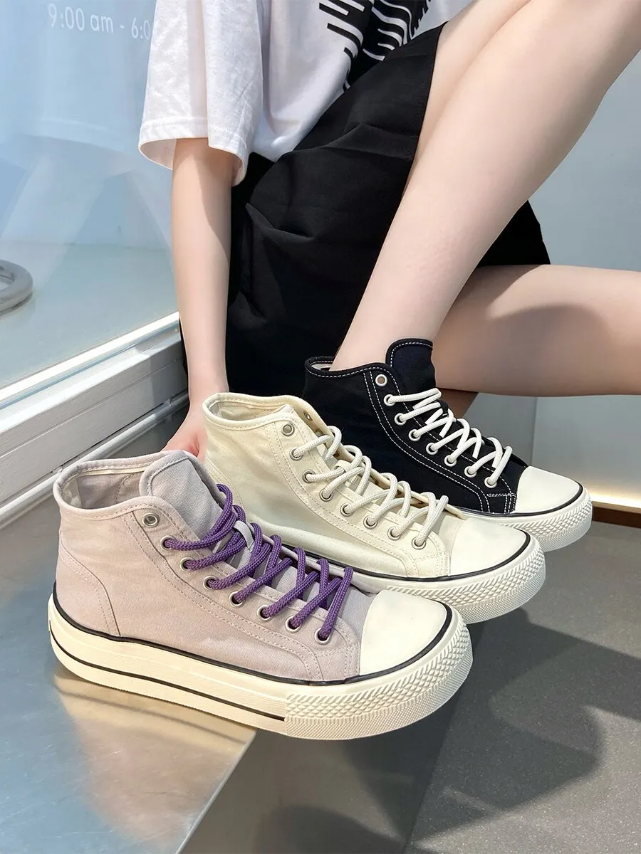 2025 Spring Fashion Espadrille Slip-On Casual Canvas Shoes, Beige Flat Versatile  | ChicGrl main image 0