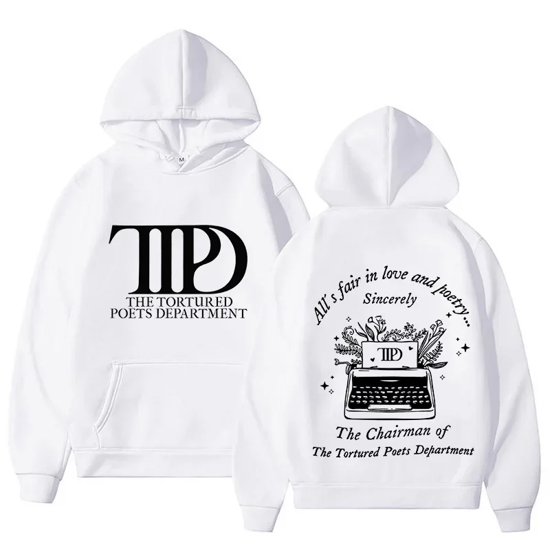 

The Tortured Poets Department Hooded Unisex Sweatshirt Hoodies Streetwear Casual Hoodie Male Female Y2k Vintage Sweaters Clothes