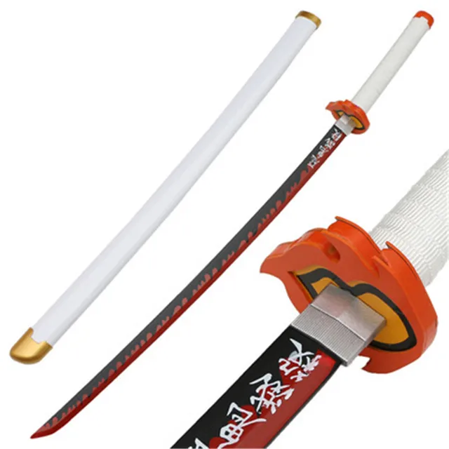Hot 104cm Kimetsu no Yaiba Sword Katana Weapon Demon Slayer Hagashi Akihito Cosplay Cool Sword Anime Ninja Knife Weapon Prop 1