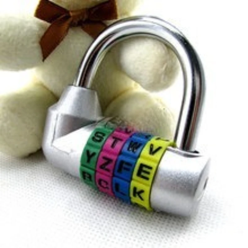 Numbr Code Pa Dock Safety Lock Resettab 4 Digit Number Code Password Combination Padlock ...
