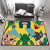 Door Mat Anti-Slip Kitchen Bedroom Handmade Tufted Rug Shin-Chan c-Crayon Carpet Living Room MINISO Entrance Decoration 1