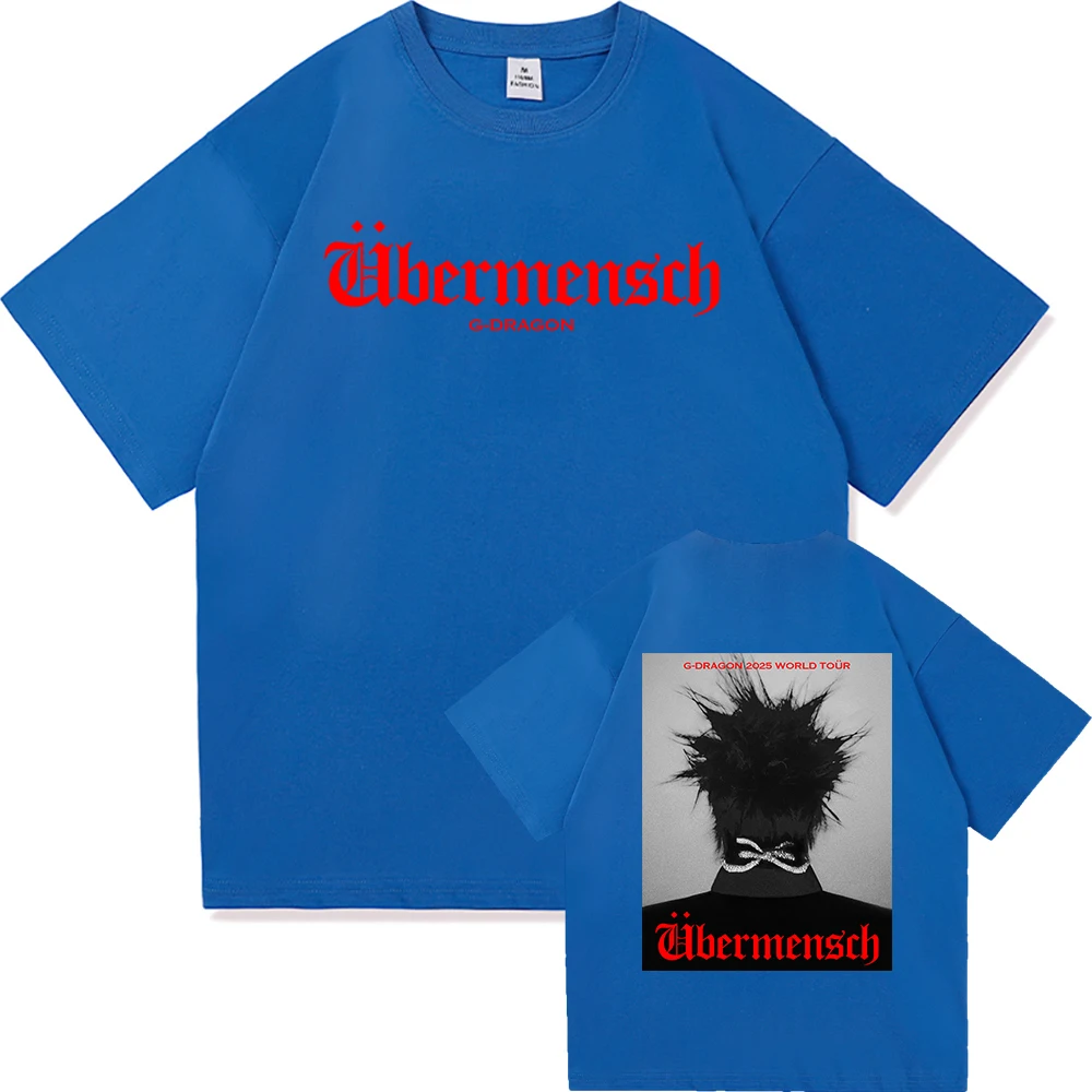 G-Dragon Übermensch World Tour 2025 T Shirt mężczyźni/kobiety