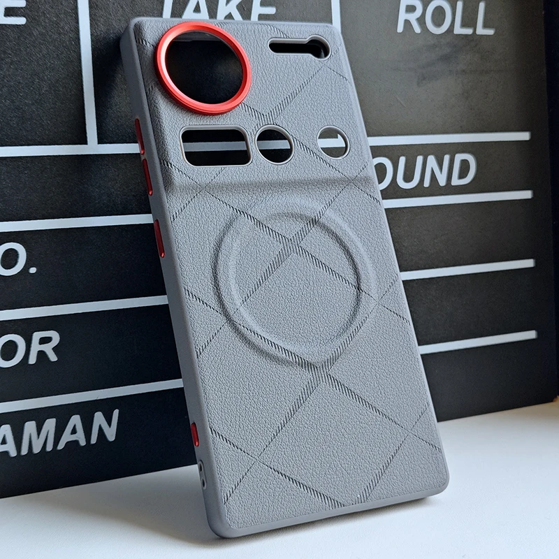 Magnetic PU Leather Skin-Friendly Phone Case Cover