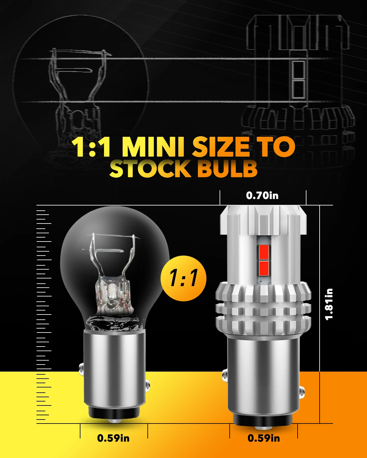 OXILAM 2pcs Canbus 1157 BAY15D P21/5W LED     ְ   극ũ  õ  