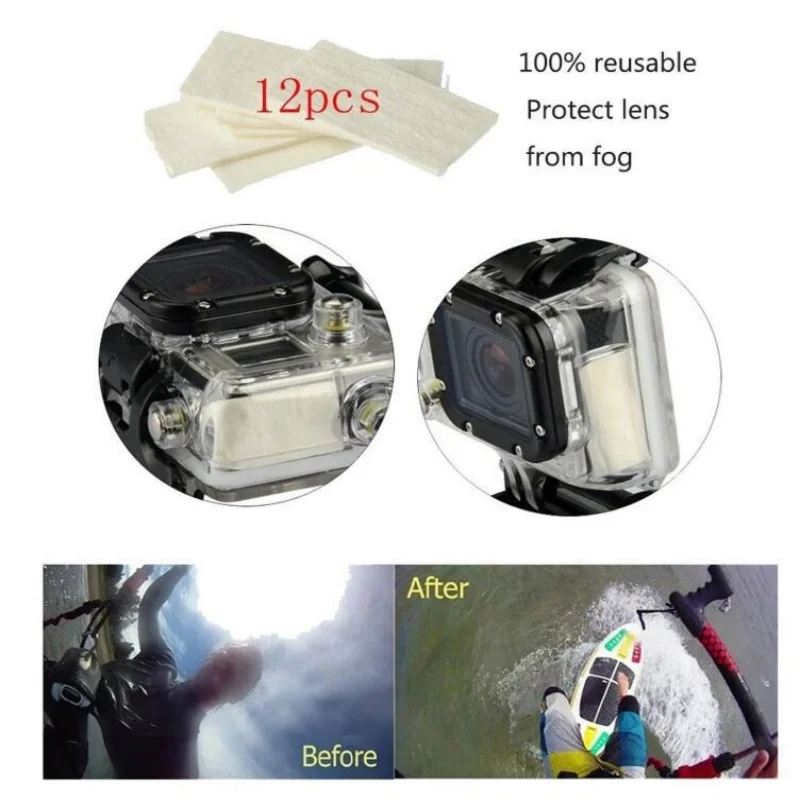 Kit 50 en 1 Accessoires Caméra Action pour GoPro Hero 12/11/10/9/8/7/6/5/4, DJI, Insta360