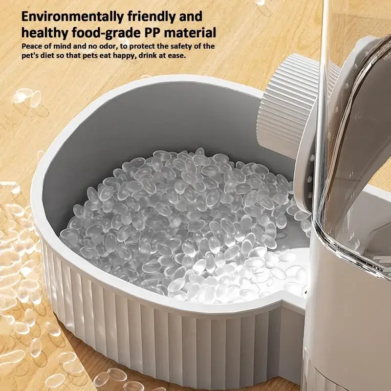 Hanging Automatic Pet Food Feeder/Water Dispenser Gravity Cat Auto Feeder Waterer Set With Container Bowl For Cage pet food feeder cat food dispenser
