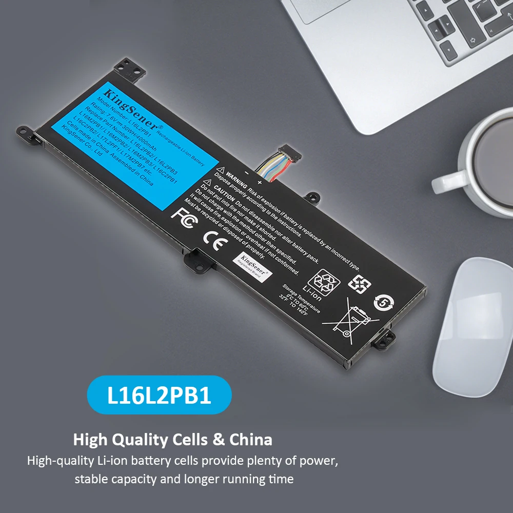 Kingsener-bateria do Portátil para Lenovo Lenovo Ideapad 32015ikb -15iap -15ast -15abr -14abr 520-15ikbr 330-15icn L16l2pb1 L16m2pb1 30wh - Imagem 6