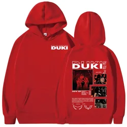 Rapper Tour Merch Oversized Hoodie - Casual Fashion Long Sleeve Pullover Sweatshirt - XXXL (Red)