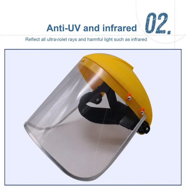 Transparent Full Face PVC Safety Shield