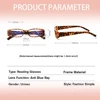 CLASAGA Reading Glasses for Women Red Fashion Wide-Legged Prescription Glasses HD High Quality Anti-Blue Light Diopter Glasses 3