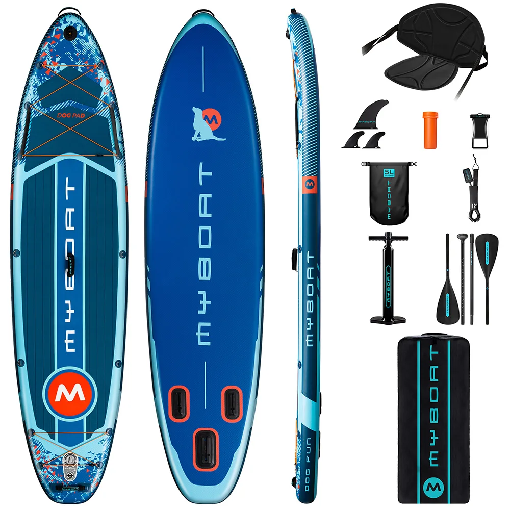 Myboat Waterproof Extra Wide Inflatable Paddle Board 10`6/11'6'x34 ...