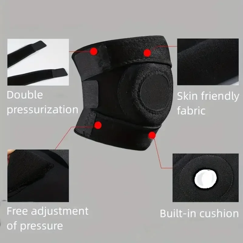 1PC Adjustable Orthopedic Knee Brace Support Patella Protector Meniscus Ligament Guard Sport Kneepad for Joint Pain Relief