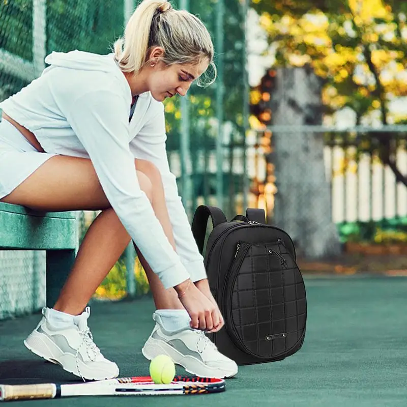 Badminton Backpack Adjustable Sports Racquet Bags Large-Capacity Tennis Racket Cover Case Head Tennis Backpack For Adults 5