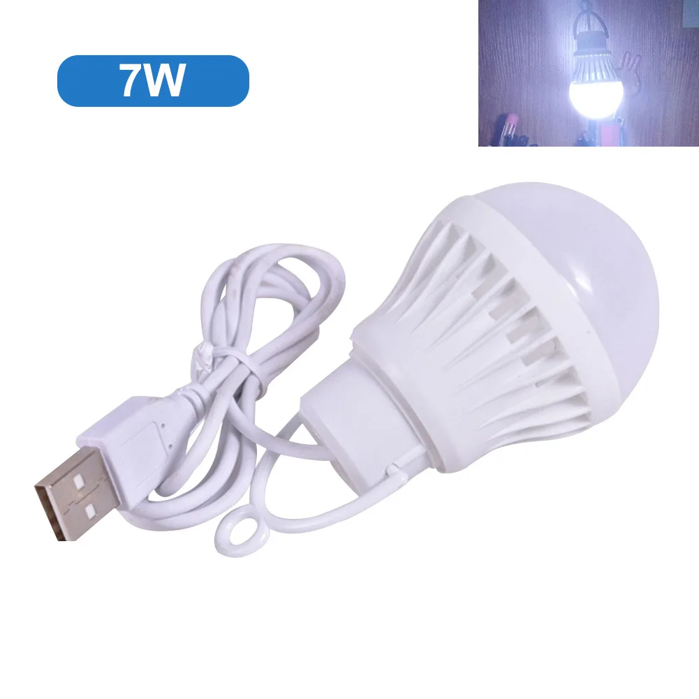

Useful Reading Universal Hiking Night Light USB Interface LED Bulb Illumination White Low Voltage Simple Outdoor Camping