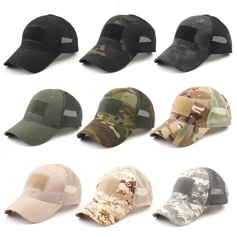 

Unisex Sports Outdoor Sunscreen Quick-Drying Hat Men Casual Cap Female Unisex Camouflage Hunting Fishing Army Baseball Cap