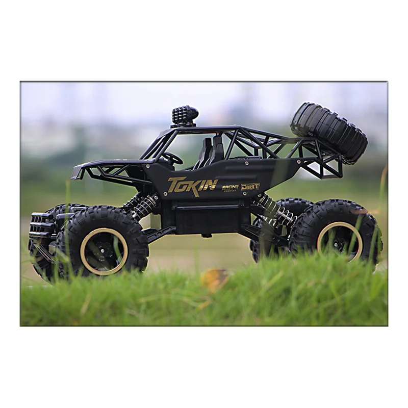 High-Speed RC Drift Car – 4WD Rechargeable Remote Control Off-Road Climbing Racing Vehicle Toy for Boys & Kids 4