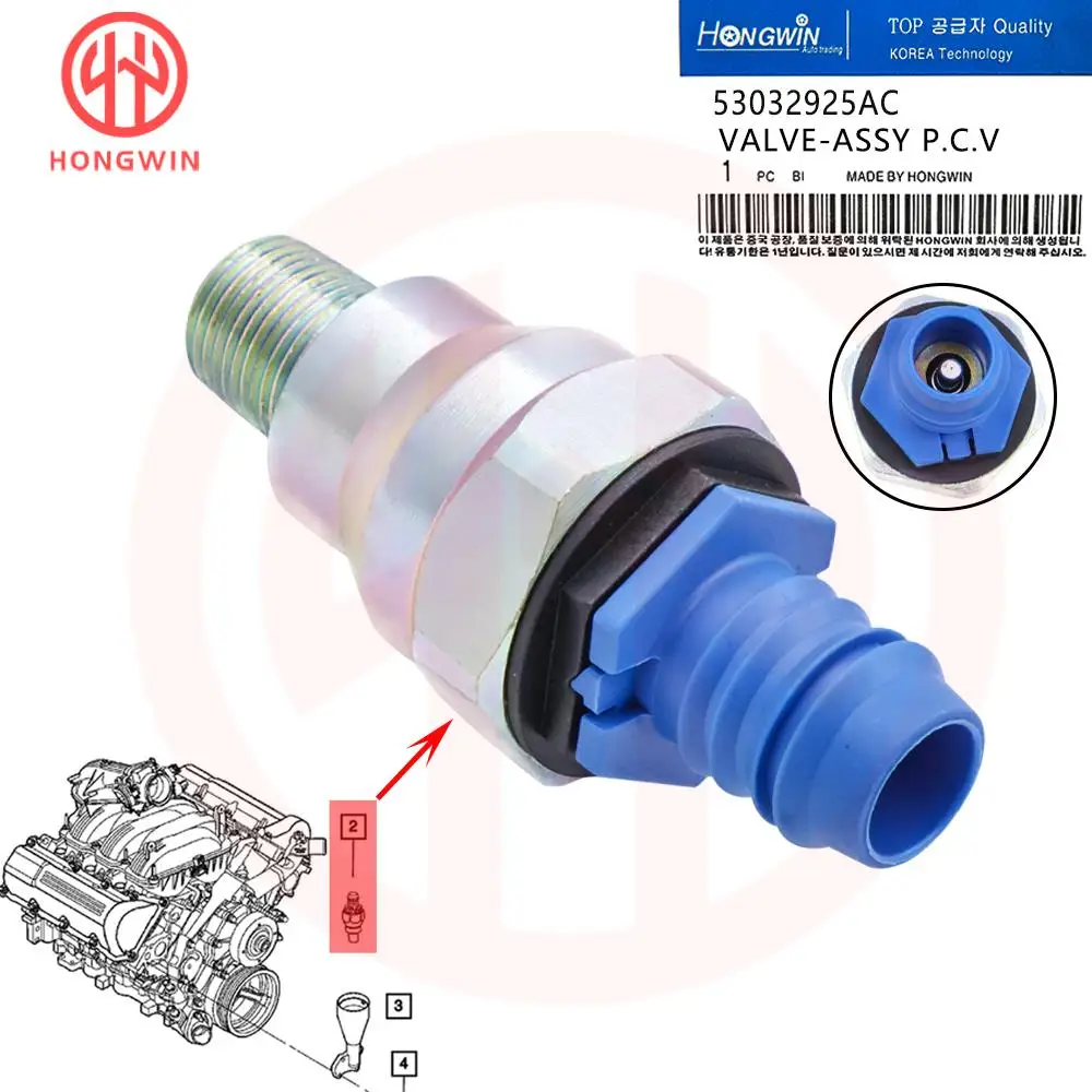 Válvula De Ventilación De Cárter Pcv Chrysler 300 Jeep Ram | Meses sin