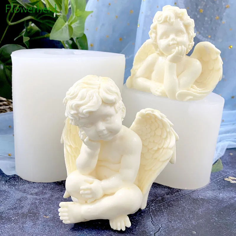 Angel Molds,cupid Mold Resin Clay Candle Soap,silicone Mold for  Resin,decoration Mold for Tray Mold,angel Mould,epoxy Resin Jewelry Molds 