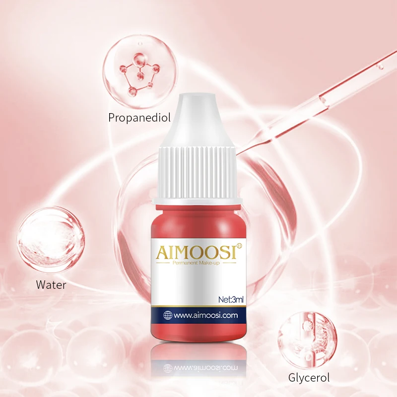 Tattoo Ink Tattoo Ink Pigment 3ml Nude Color Tattoo Microblading Paint Ink Pigment Semi Permanent Makeup Eyebrows Lips Tint Consumables