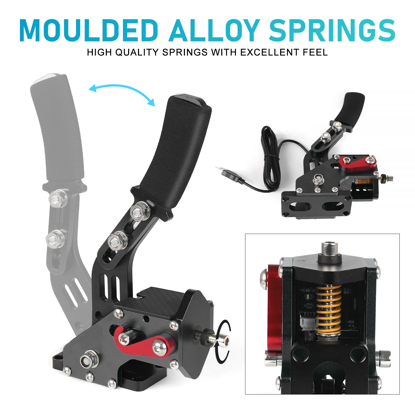 PC Racing Game USB Handbrake Without Clamp For G25/27/29 T300 T500 Racing Games Only PC System