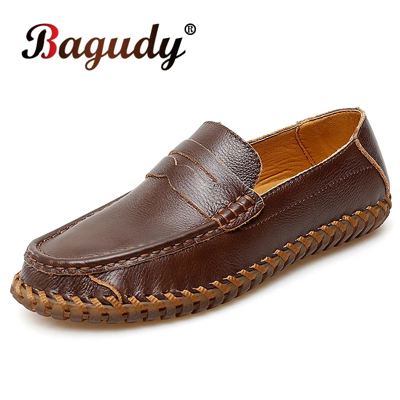 

Classic Men's Leather Oxford Loafers Shoes Work Play Comfortable Men Leather Casual Shoes for Men Summer Moccasin Leather Shoes