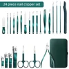 7/13/24pcs Manicure Tool Set, Cuticle Nippers And Cutter Kit, Professional Nail Clippers Pedicure Kit, Nail Art Tools 5