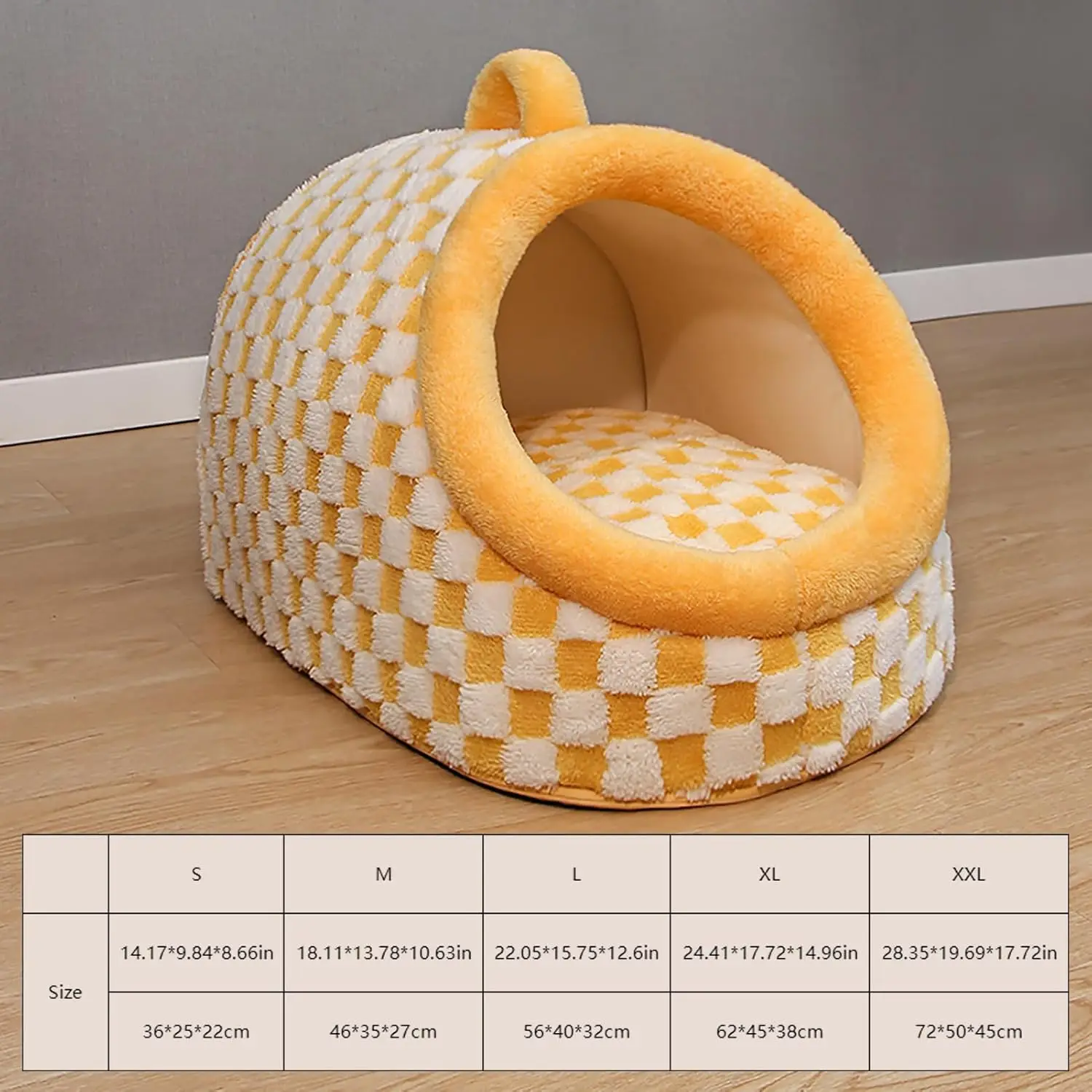 Dog Bed cat Bed Small Medium Furniture cat for Indoor Cats with Cover cave Outdoor House Insulated House Large Indoor Travel