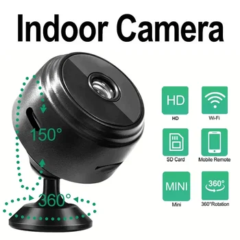 A9 Mini Camera HD 720P Intelligent Home Security IP WiFi Camera Monitor Mobile Remote Camera Mobile Remote Application 1