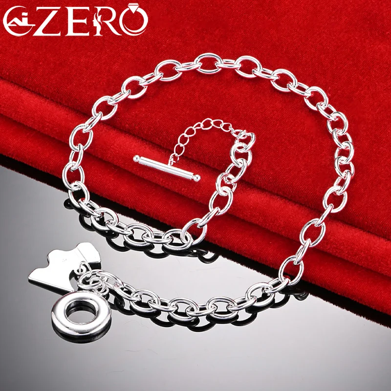 

ALIZERO 925 Sterling Silver Puppy Dog Pendant Necklace for Men Women Fashion Party Charming Accessories Jewelry Factory Price