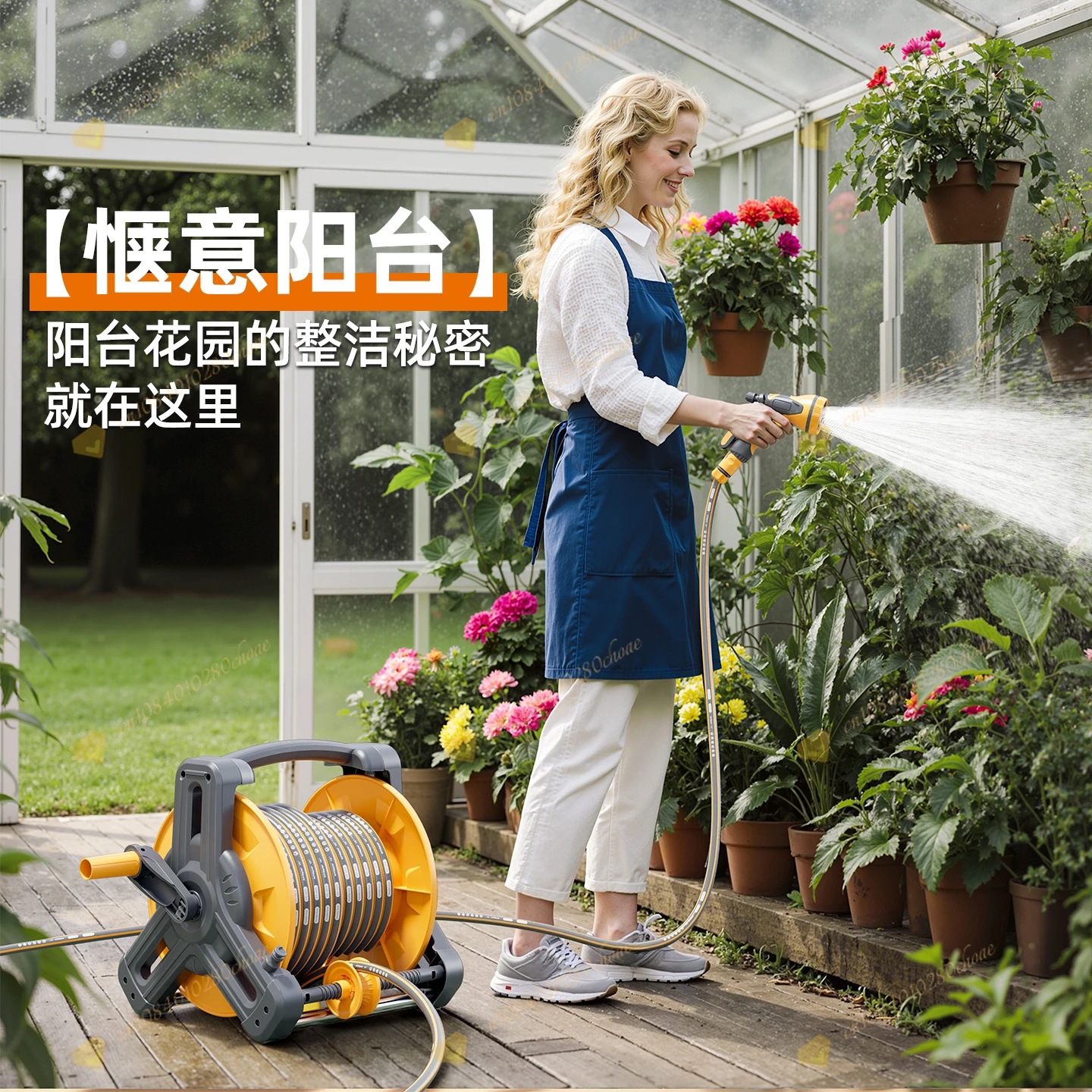 Durable Anti-freeze Water Hose with High Pressure Spray Gun for Garden Watering