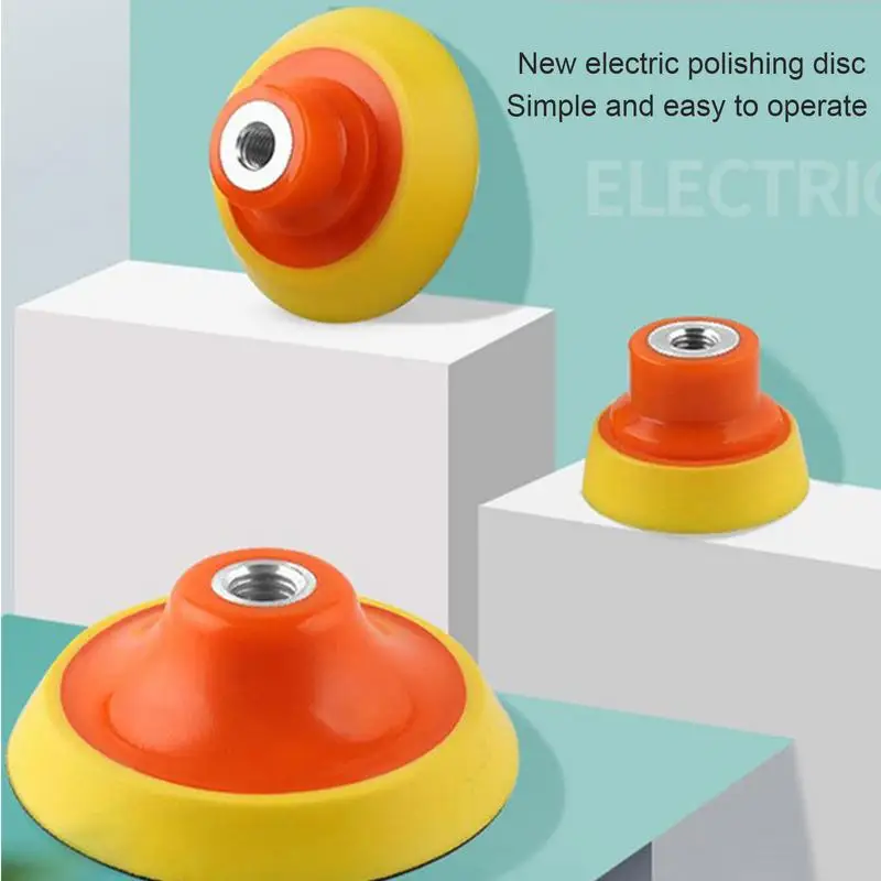 Car Polisher Sponge ing Sponge Pads Polishing Pads Suction Cup Installation Fits M14 Threads for Auto Polishers