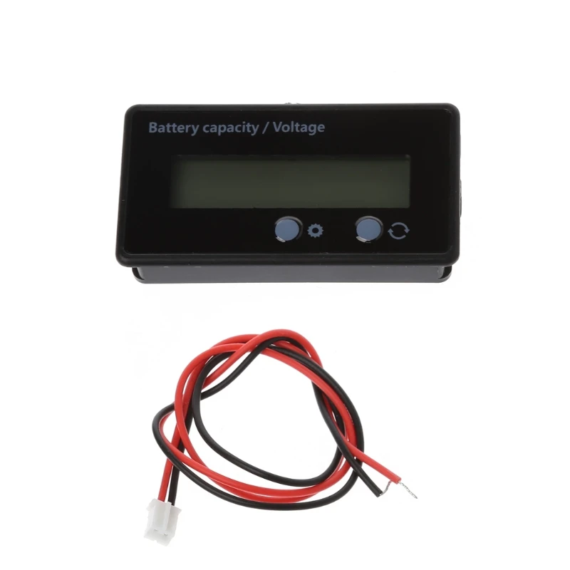 

LCD Digital Lead-acid Battery Capacity Indicator Charge Tester Voltmeter 8V-70V DropShipping