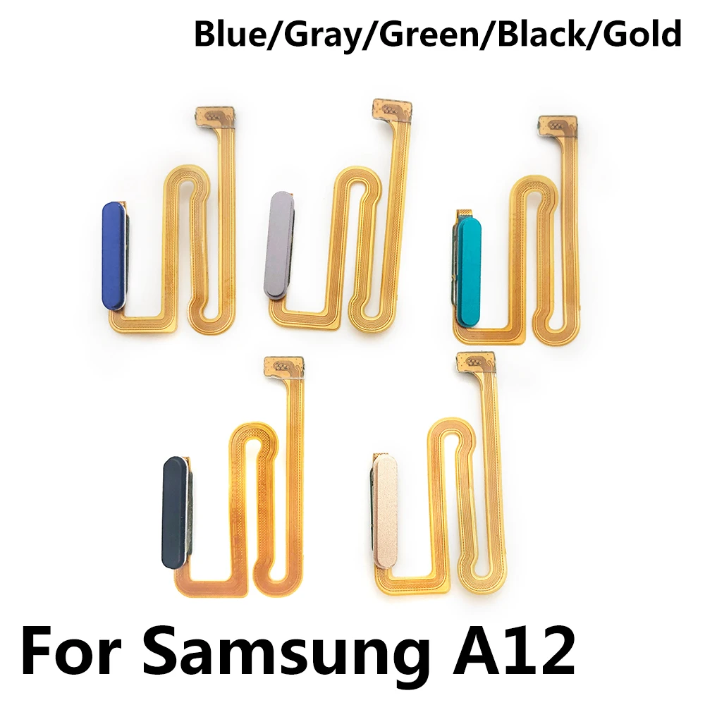 

Original Home Button For Samsung A12 Touch ID Fingerprint Sensor Scanner Flex Cable Return Functions Repair Parts