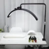 FOSOTO Overseas Warehouse LED Video Light Half-moon Shaped Nail Desktop Ring Light For Tattoo Beauty Salon Eyelash Fill Lamp 4